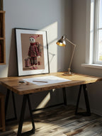 Surreal Textile Character – Surreal Whimsical Wall Art 141