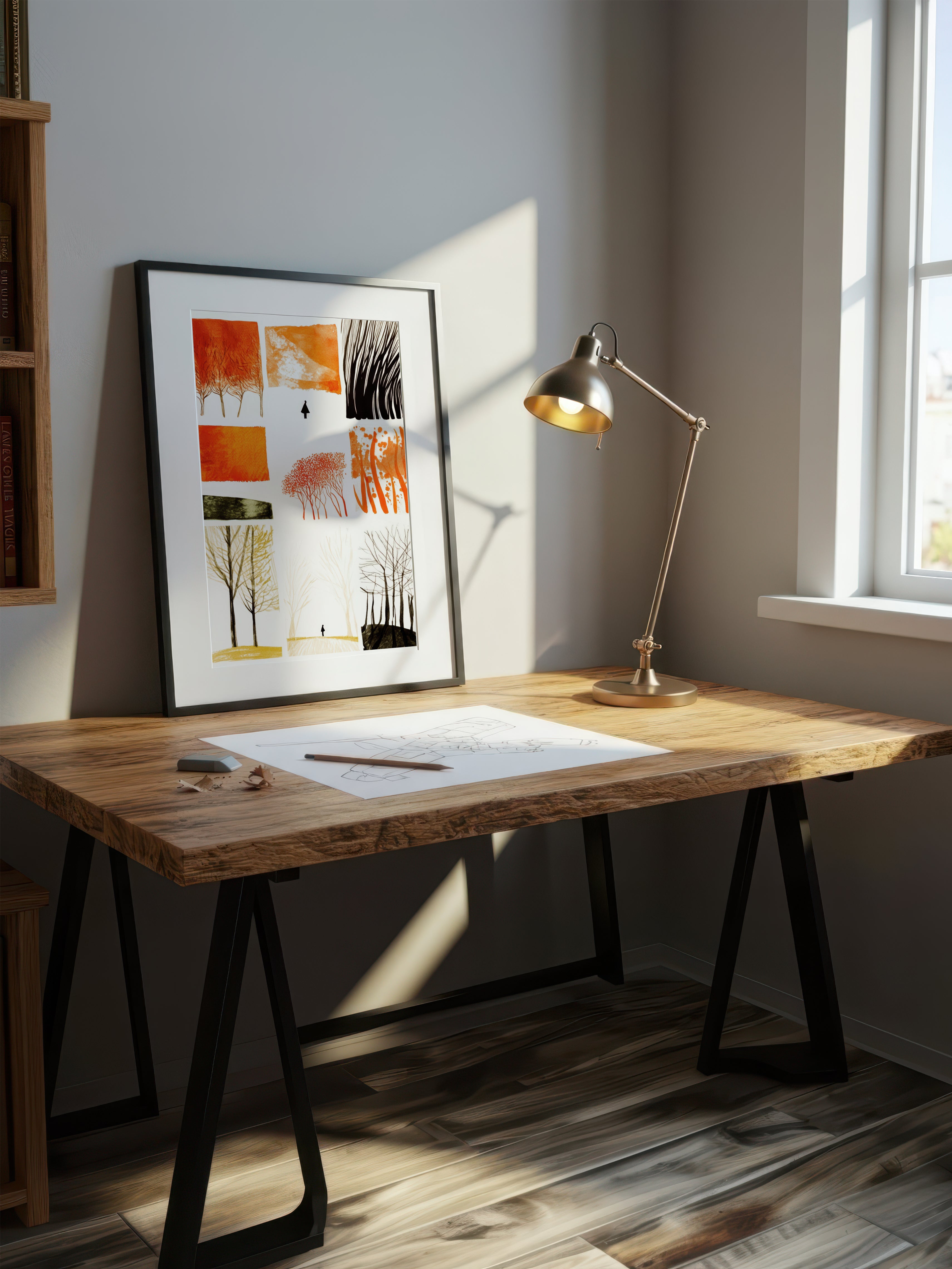 Seasonal Landscape Art – Surreal Landscape Wall Art 063
