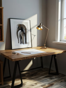 Rustic Elephant Sculpture 194