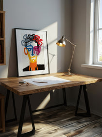 Curly Scribble Portrait 254