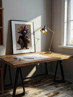 Surreal Folk Figure – Surreal Folk Art Wall Art 093