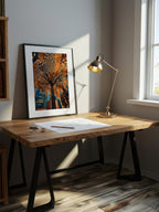 City Tree – Surreal Urban Nature Contrast Wall Art 318