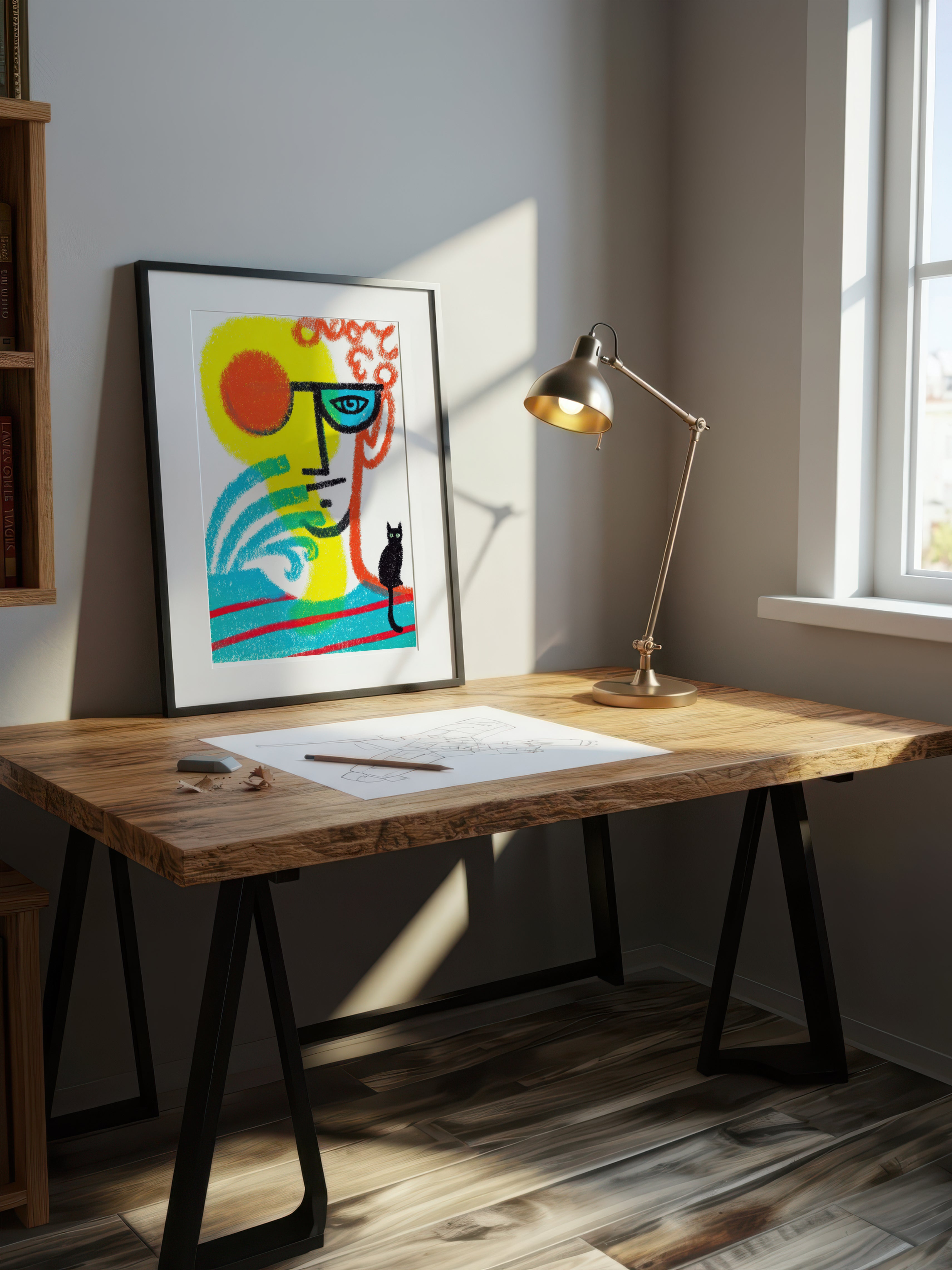 Graphic Pop Illustration – Surreal Bold Graphic Pop Wall Art 255