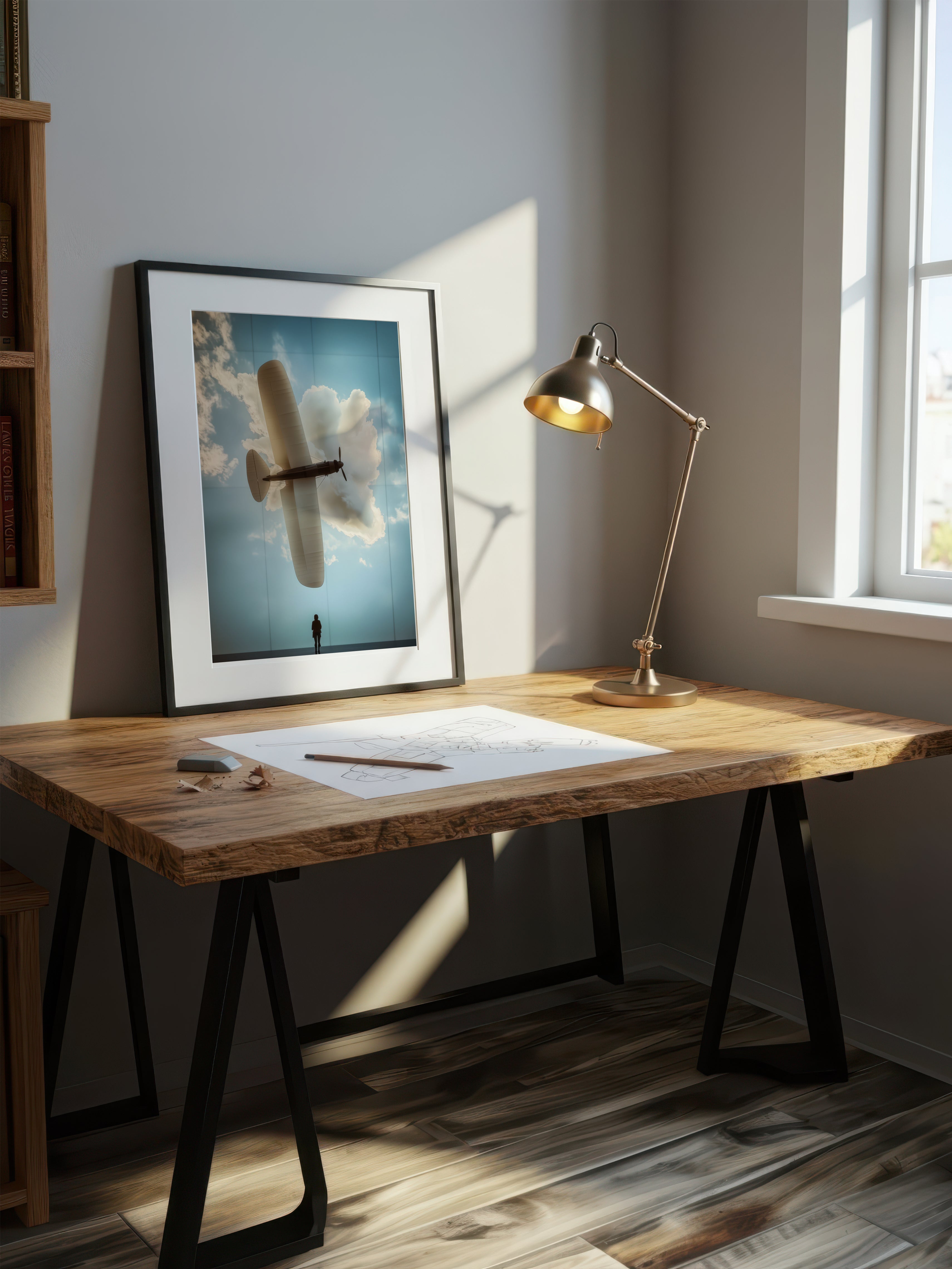 Surreal Aviation Art – Surreal Flight Fantasy Wall Art 374