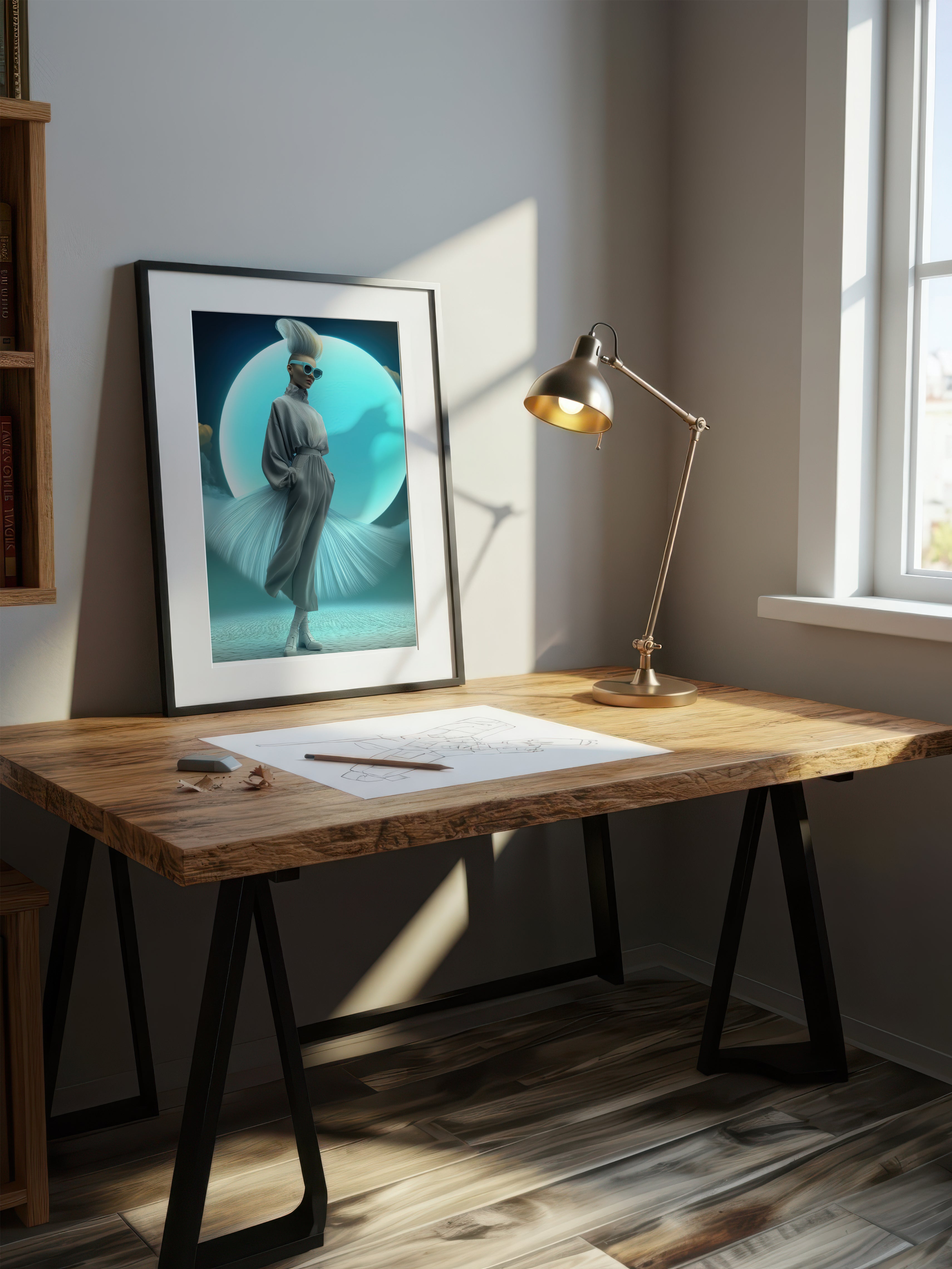 High Fashion Surrealism – Surreal Avant-Garde Portrait Wall Art 322