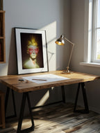 Futuristic Portrait – Surreal Sci-Fi Figure Wall Art 381