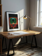 Retro Surrealism – Surreal Vintage Graphic Portrait Wall Art 277