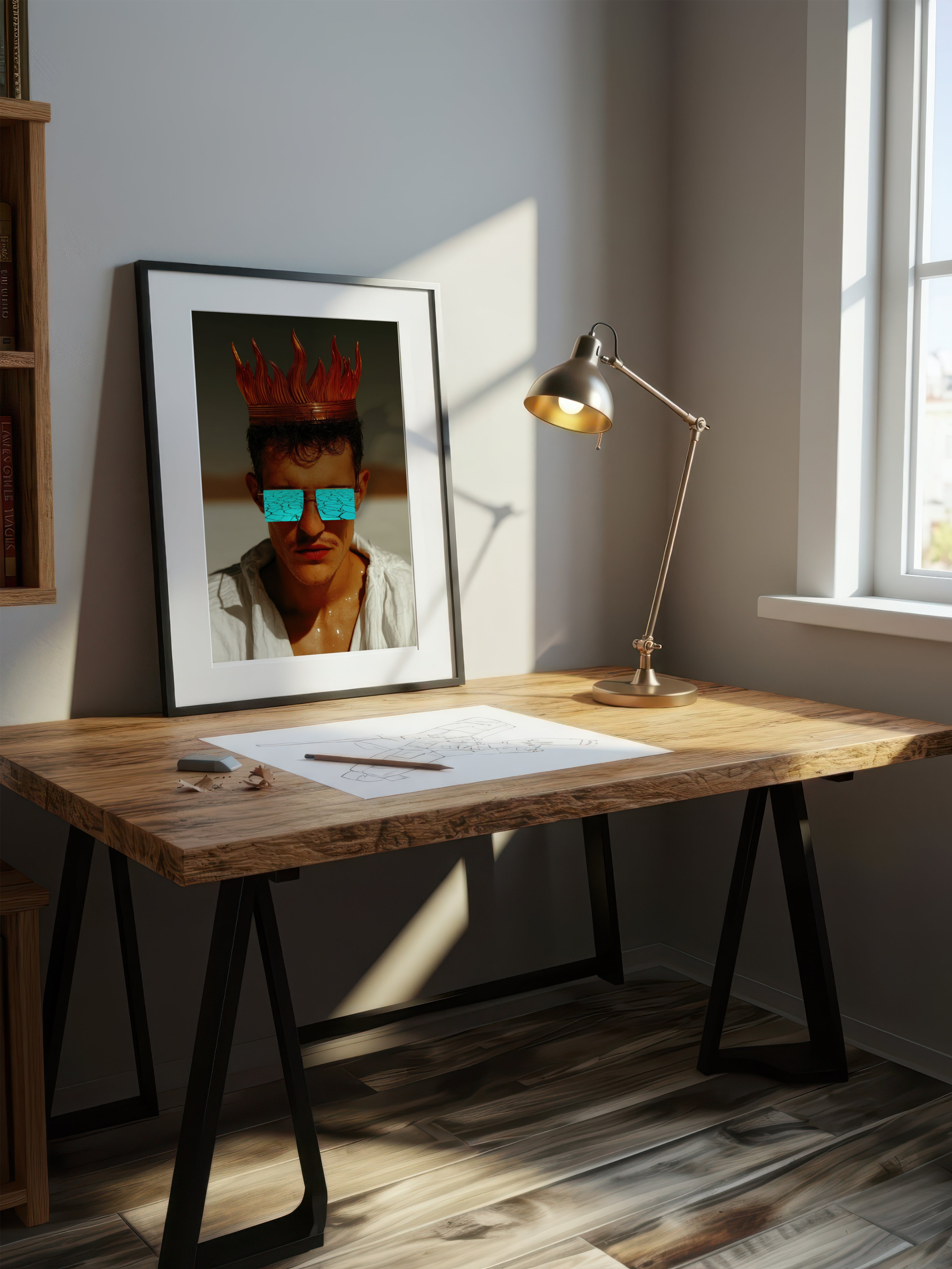 Pop Surreal Portrait – Surreal Pop Art Wall Art 010