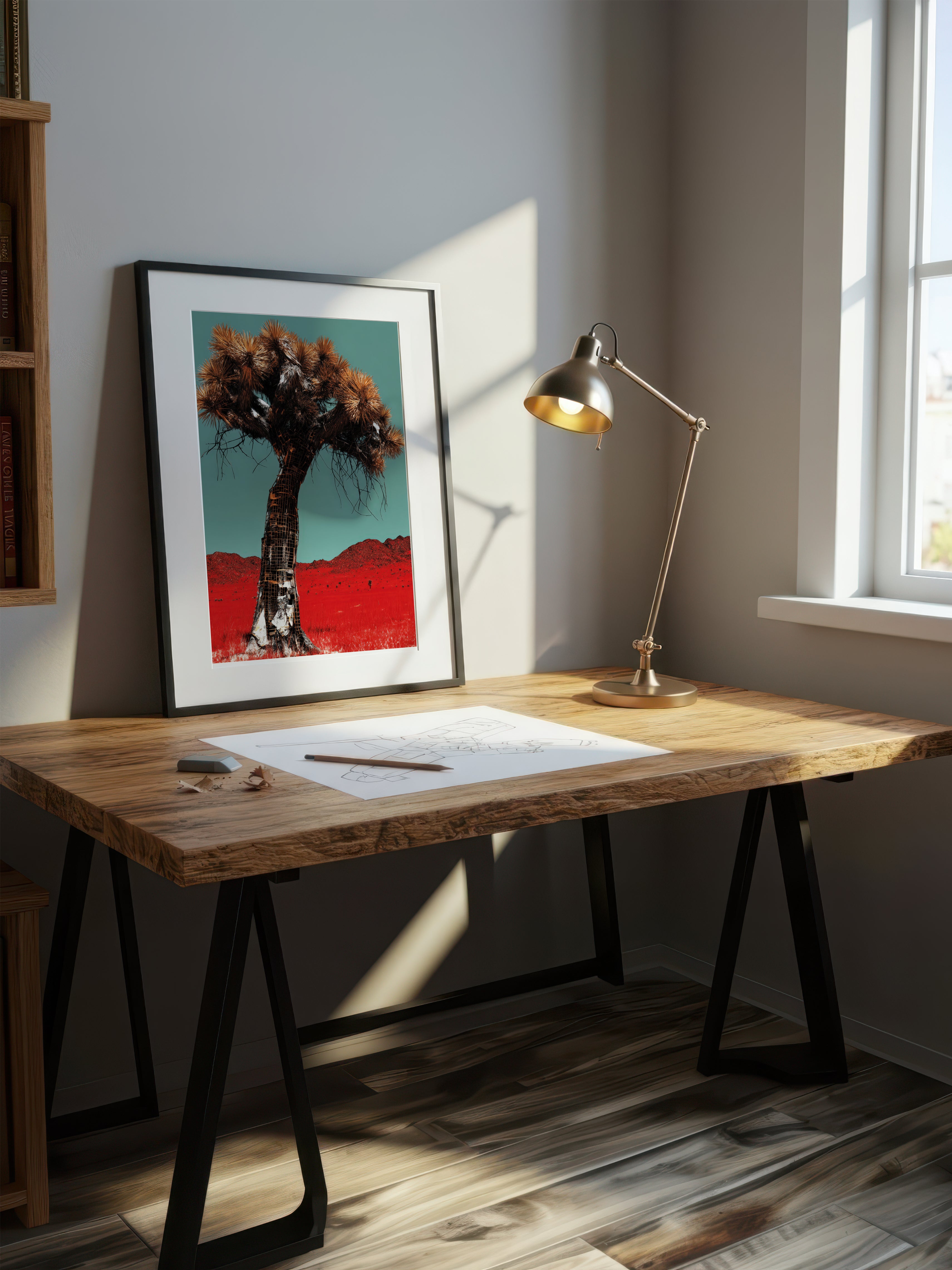 Surreal Desert Tree – Surreal Nature Wall Art 062