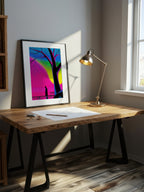 Graphic Silhouette – Surreal Minimalist Figure Wall Art 203