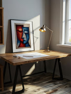 Abstract Cubist Expression – Surreal Cubist Wall Art 146