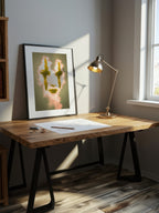 Atmospheric Gaze – Surreal Cloud Abstract Face Wall Art 299