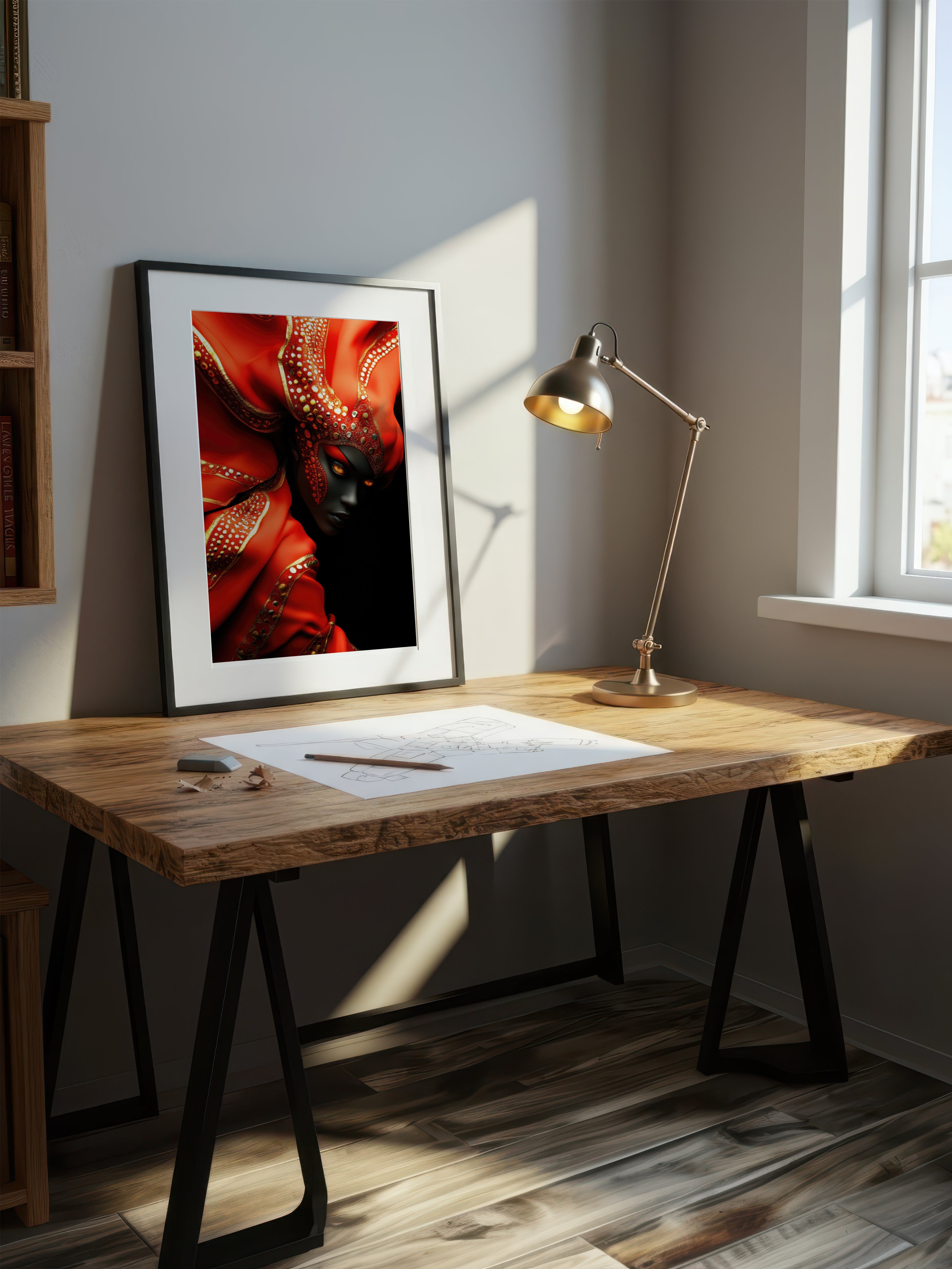 Dramatic Surreal Portrait – Surreal Dramatic Wall Art 059