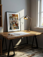 Modern Mosaic Trio – Surreal Mosaic Wall Art 164