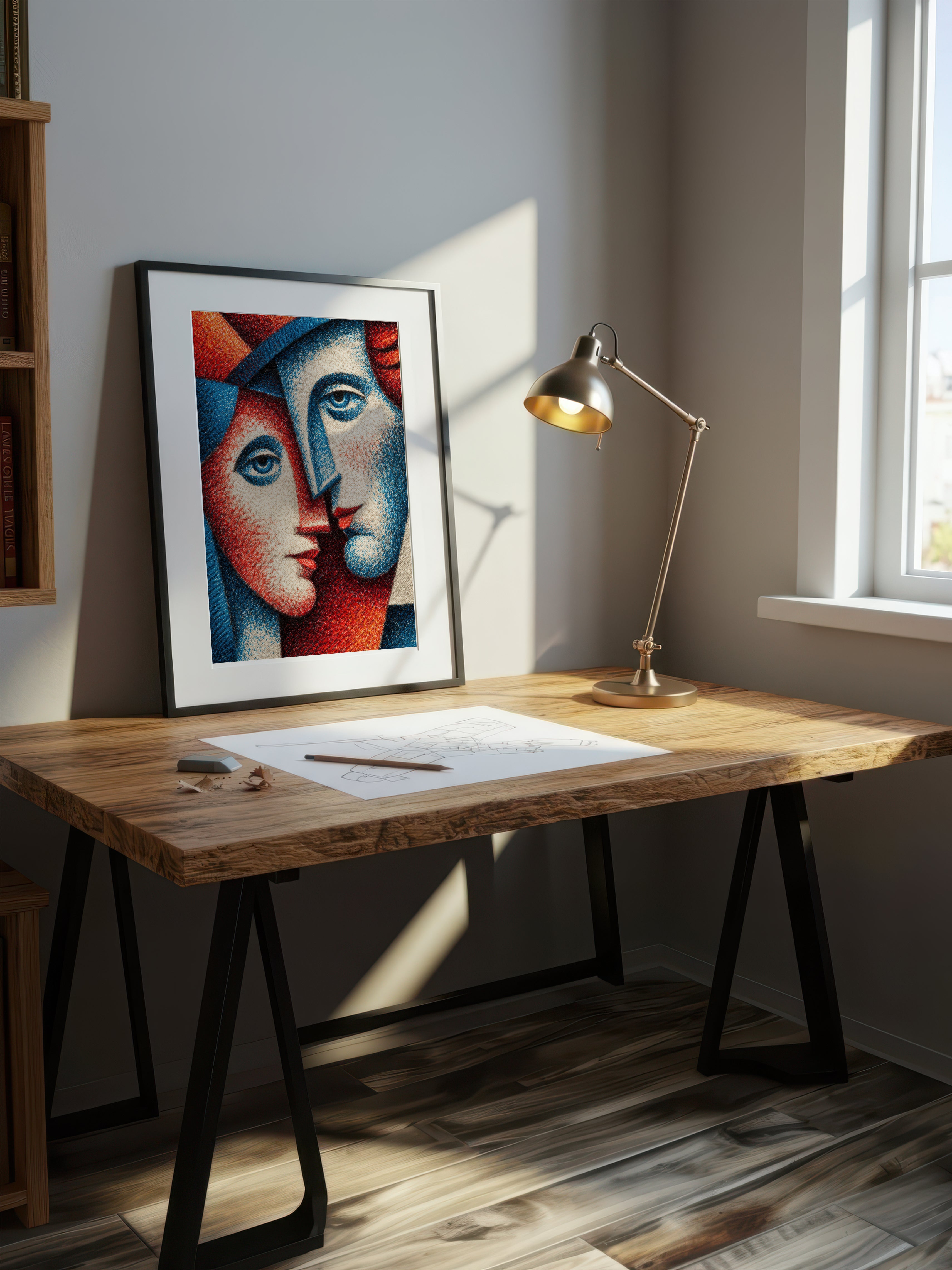 Abstract Duo – Surreal Abstract Wall Art 147