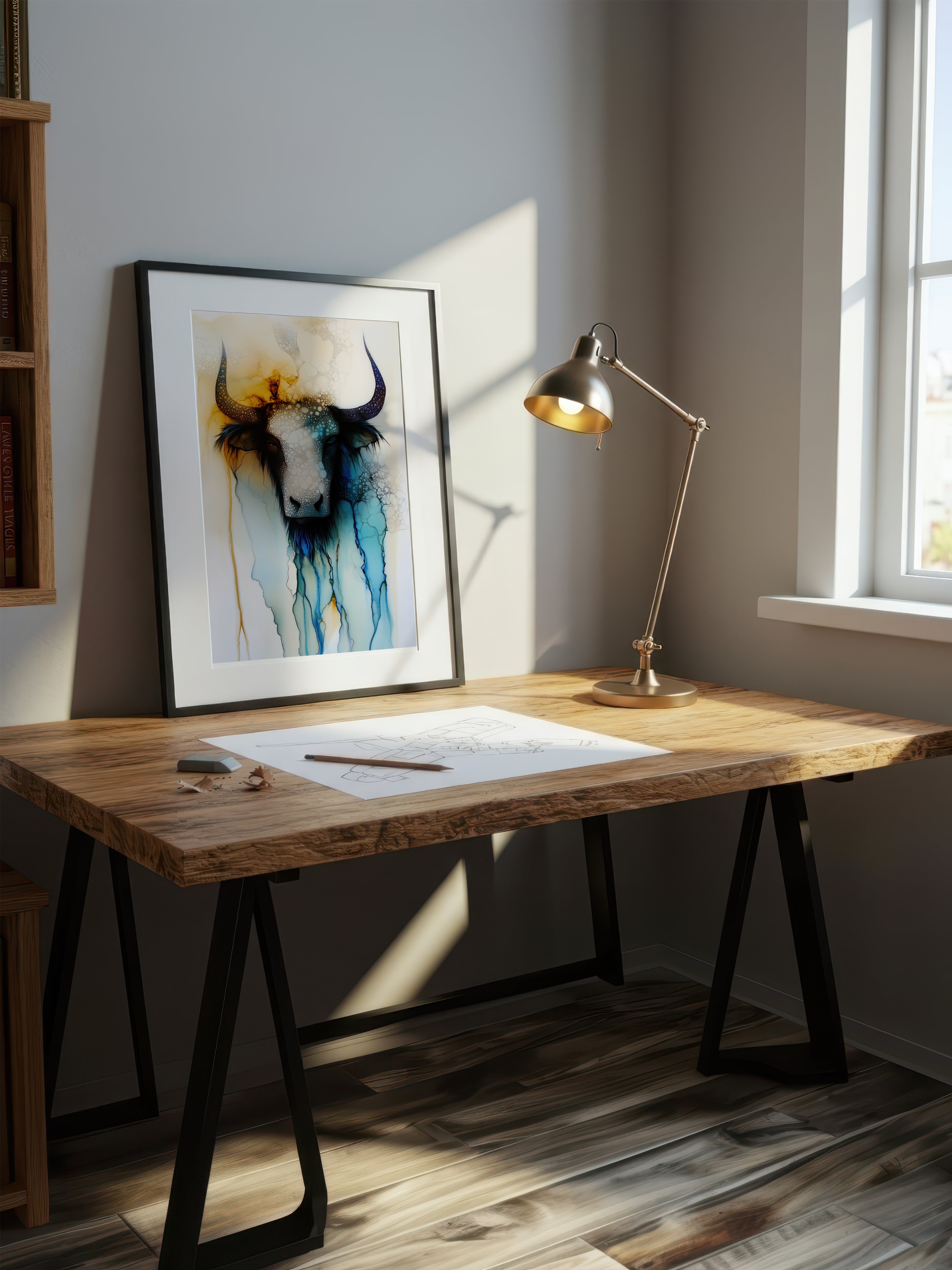 Stylized Nature Art – Surreal Organic Form Wall Art 293
