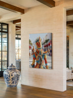 Modern Straw Couture – Surreal Fashion Wall Art 015