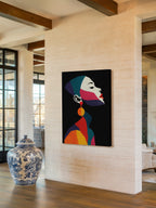 Modern Abstract Portrait – Surreal Abstract Wall Art 130