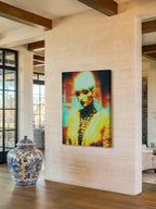 Cybernetic Pop Portrait – Surreal Futuristic Digital Wall Art 212