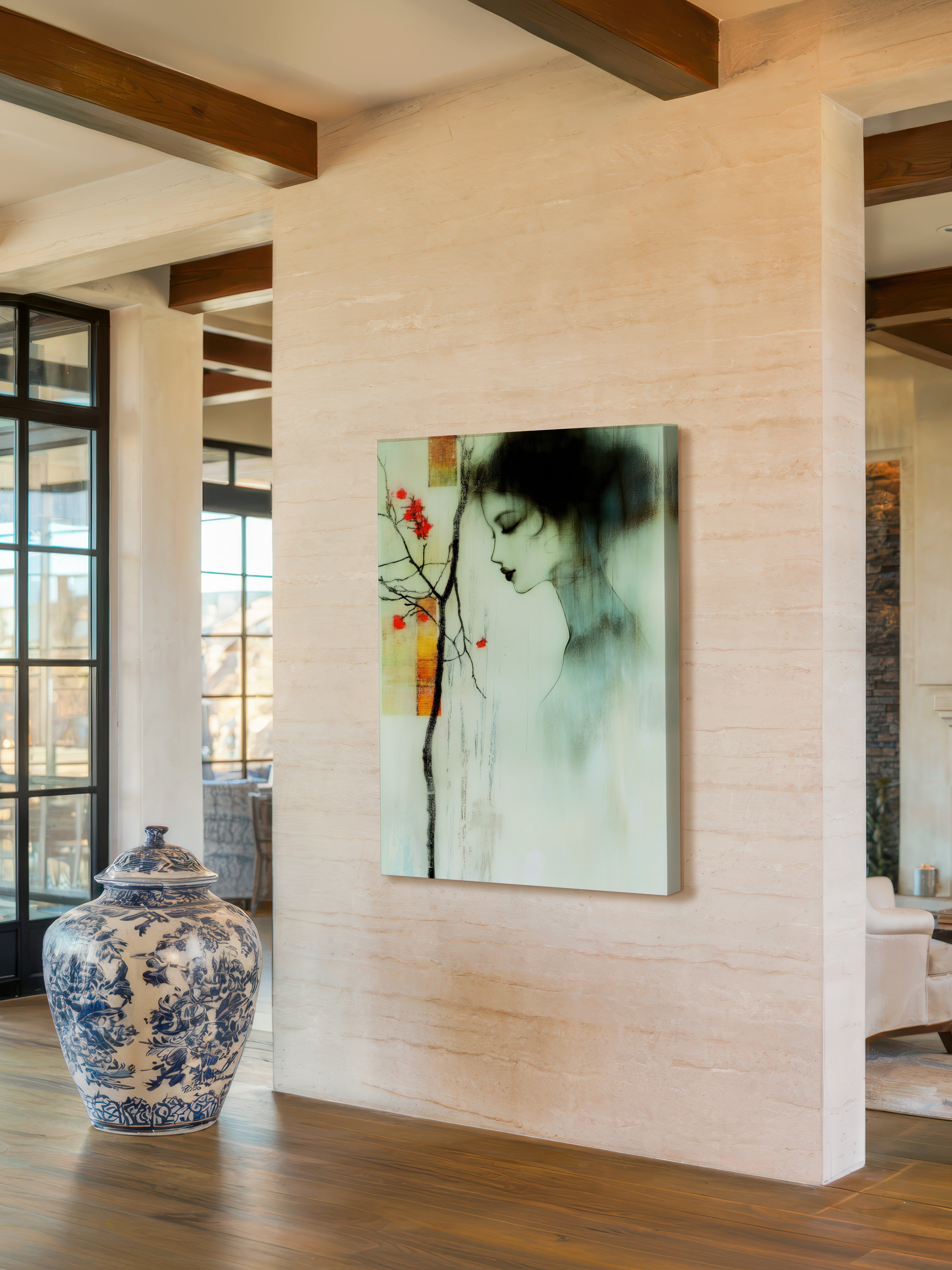 Wabi Sabi Portrait – Surreal Quiet Imperfection Wall Art 290