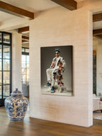 Modern Sculptural Portrait – Surreal Sculptural Wall Art 021