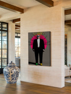 Graphic Pop Portrait – Surreal Pop Art Wall Art 050