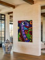 Pop Folk Animal – Surreal Folk Art Wall Art 090