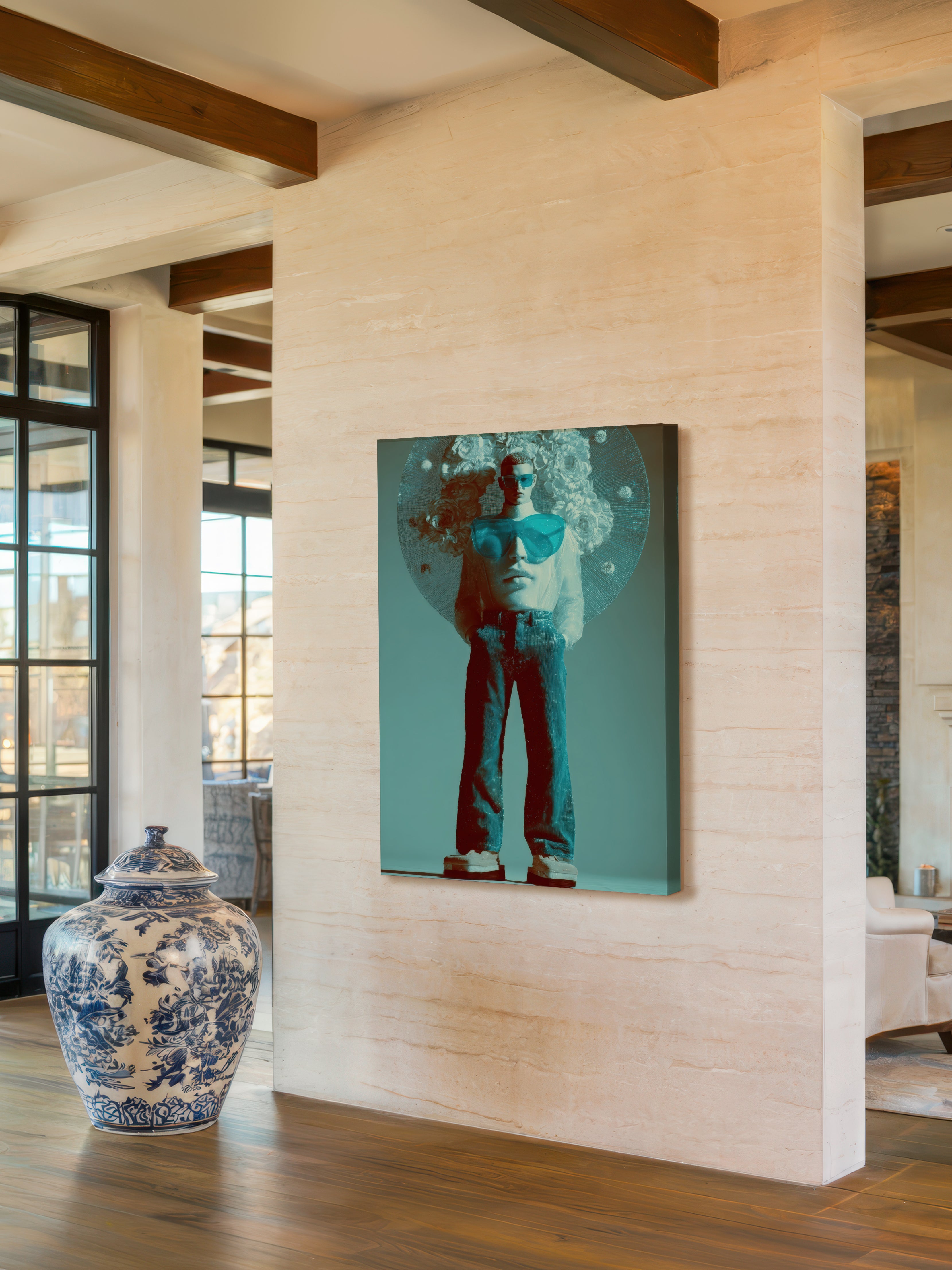 Abstract Fashion Figure – Surreal Fashion Wall Art 012