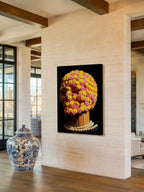 Floral Skull Art – Surreal Gothic Wall Art 079