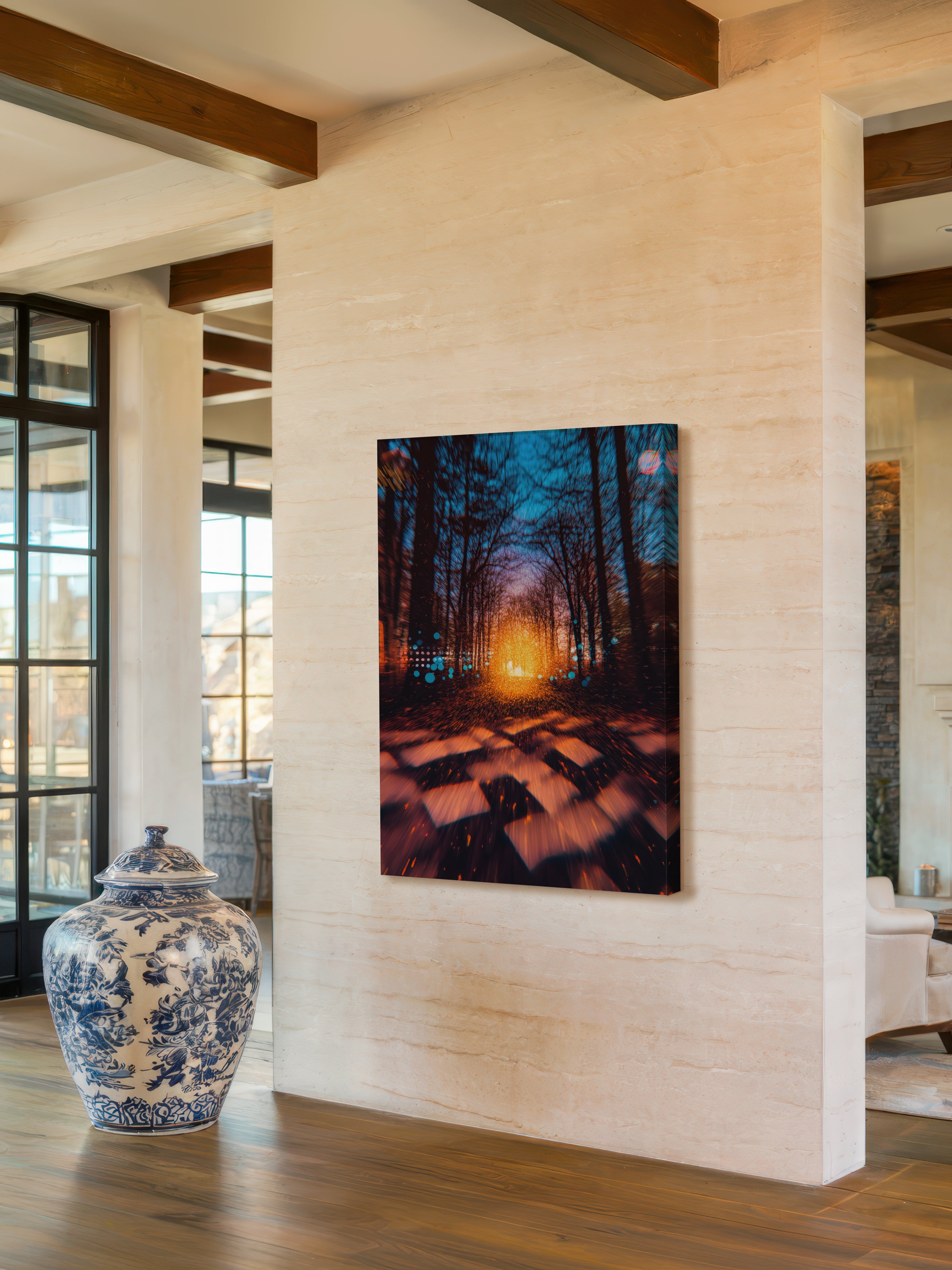 Forest Abstract – Surreal Woodland Dreamscape Wall Art 317