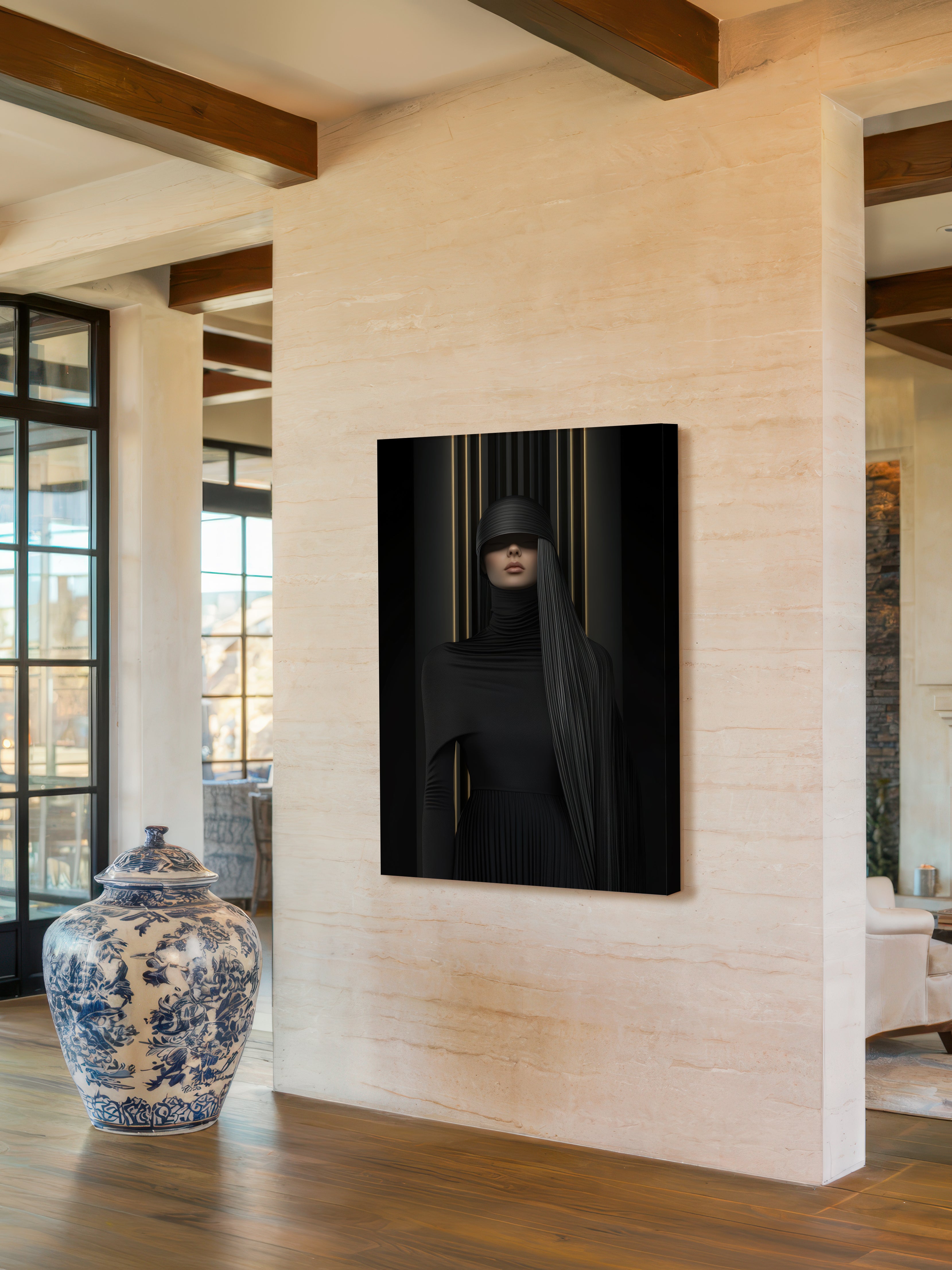 Minimalist Fashion – Surreal Elegant Figure Wall Art 320