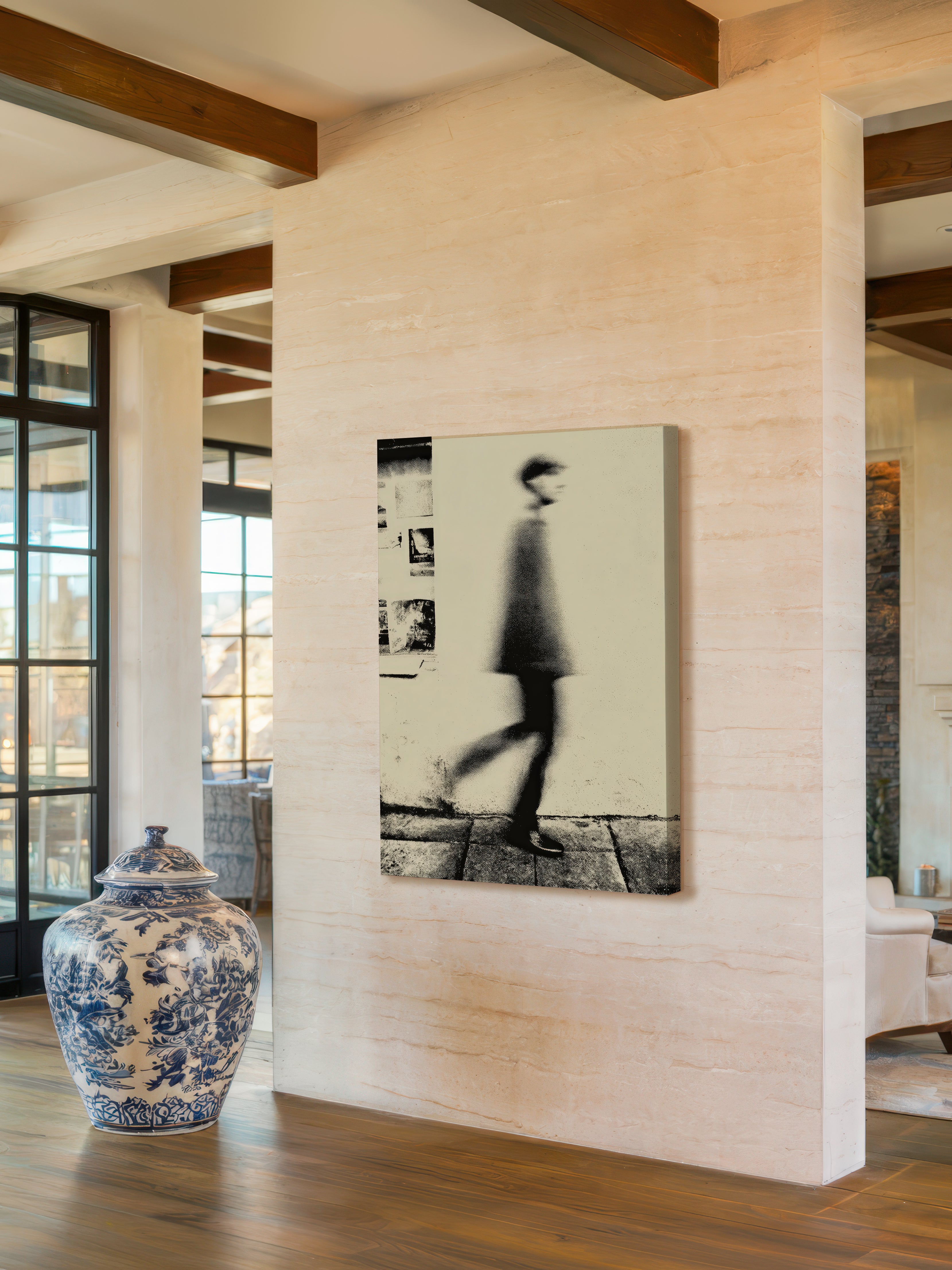 Contemporary Blur – Surreal Motion Abstract Wall Art 399