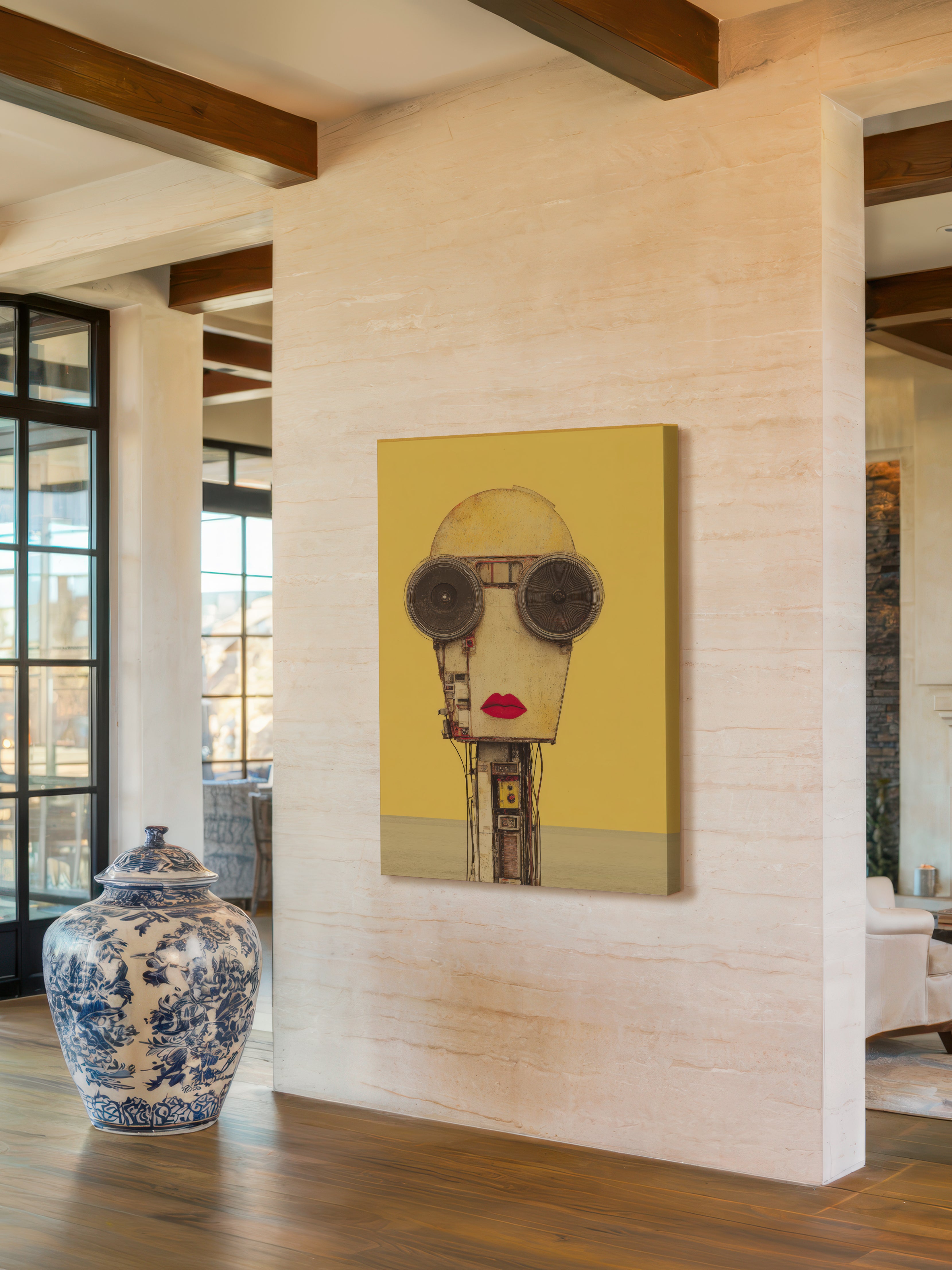 Pop Surreal Robot – Surreal Sci-Fi Wall Art 123