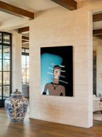 Modern Surreal Bust – Surreal Sculptural Wall Art 092