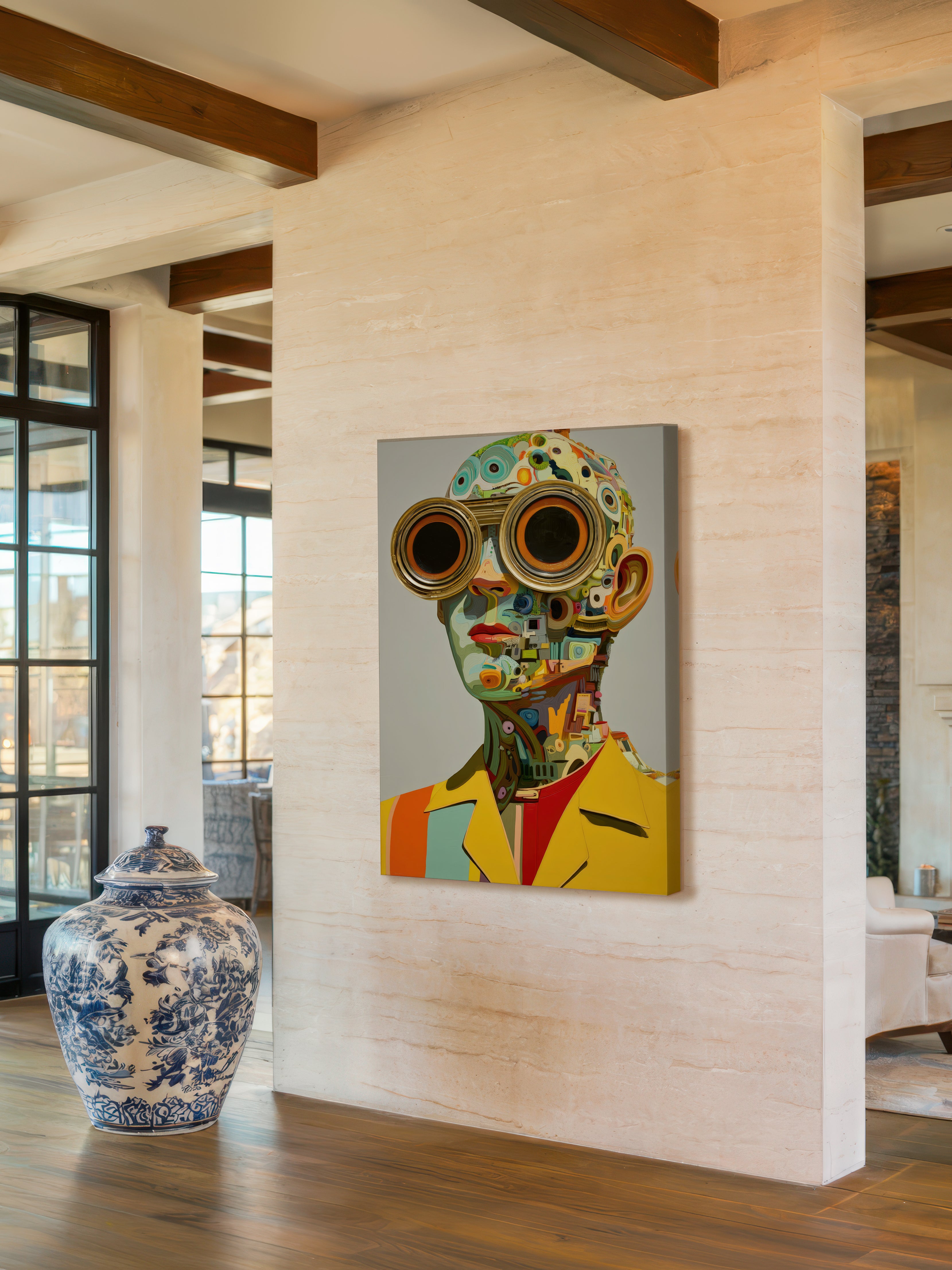 Pop Surreal Portrait – Surreal Pop Art Wall Art 107
