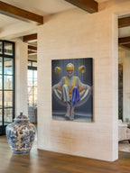 Textured Elegance – Surreal High-Fashion Figure Wall Art 321