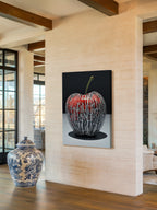 Liquid Heart – Surreal Dark Organic Abstract Wall Art 285