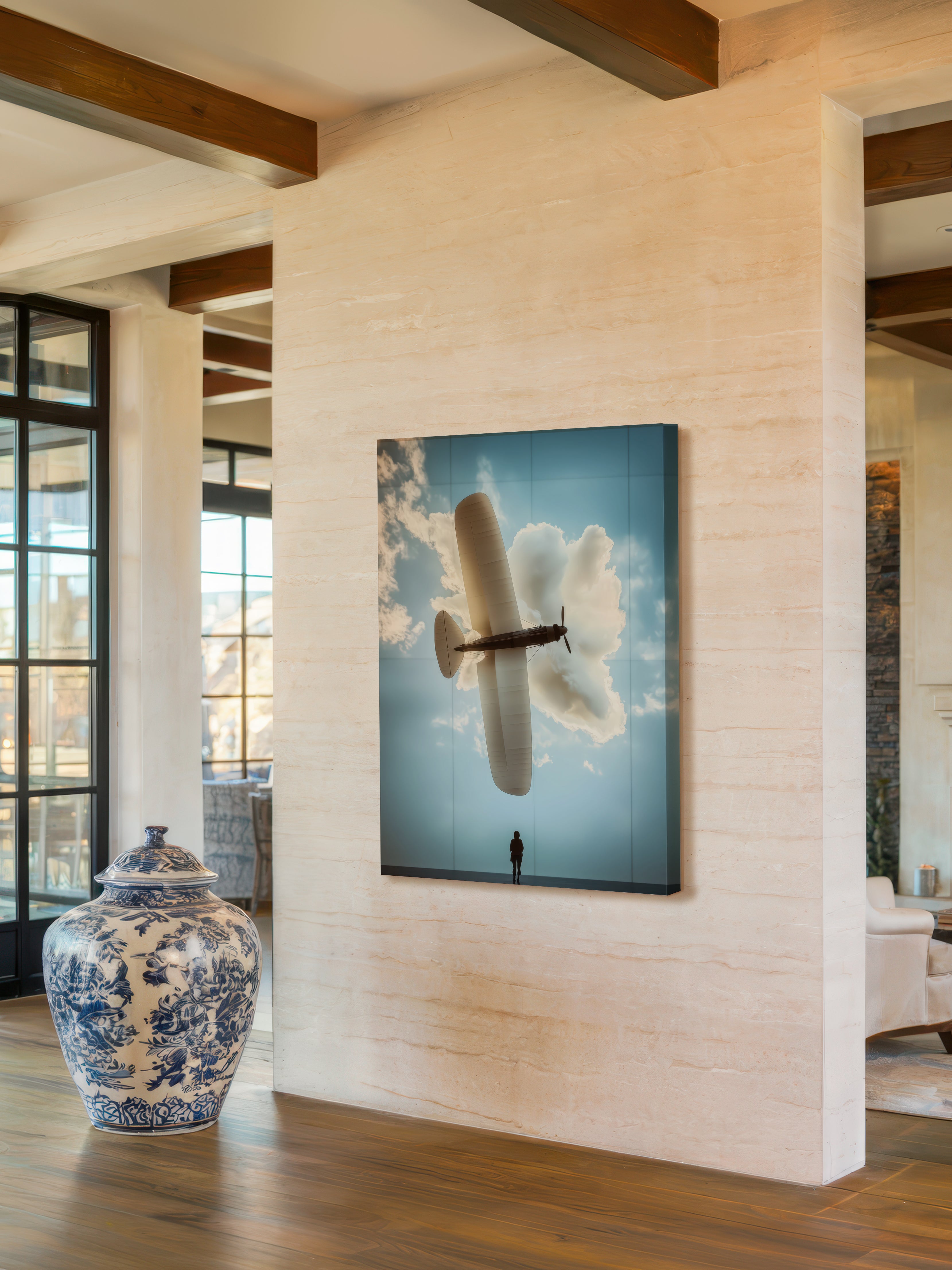 Surreal Aviation Art – Surreal Flight Fantasy Wall Art 374