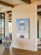 Contemporary Plush King – Surreal Regal Wall Art 017