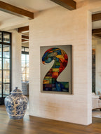 Mosaic Number Two – Surreal Graphic Symbol Wall Art 245