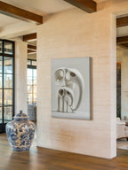 Ivory Echo – Surreal Minimalist Elephant Sculpture Wall Art 193