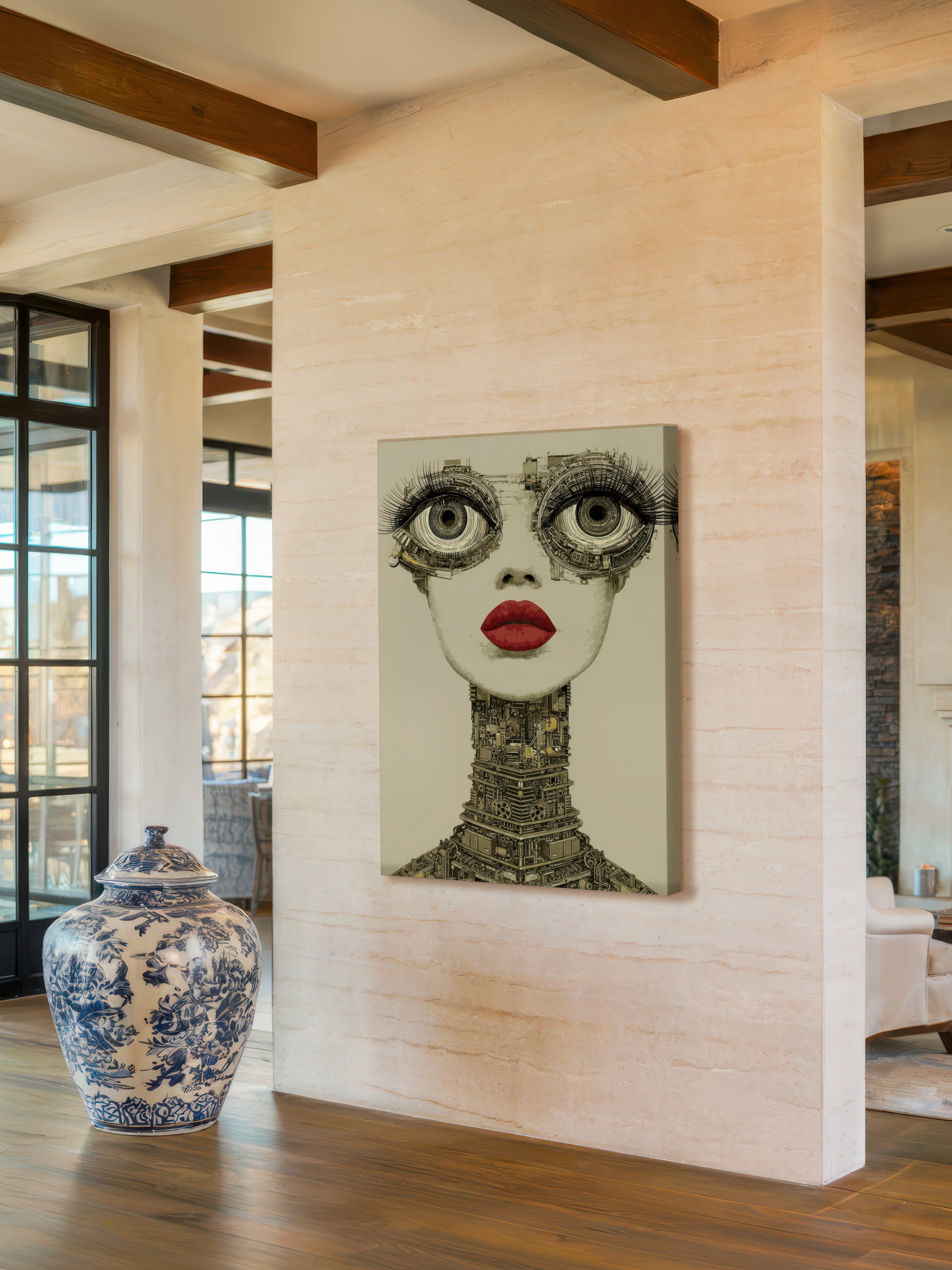 Pop Surreal Figure – Surreal Pop Art Wall Art 121