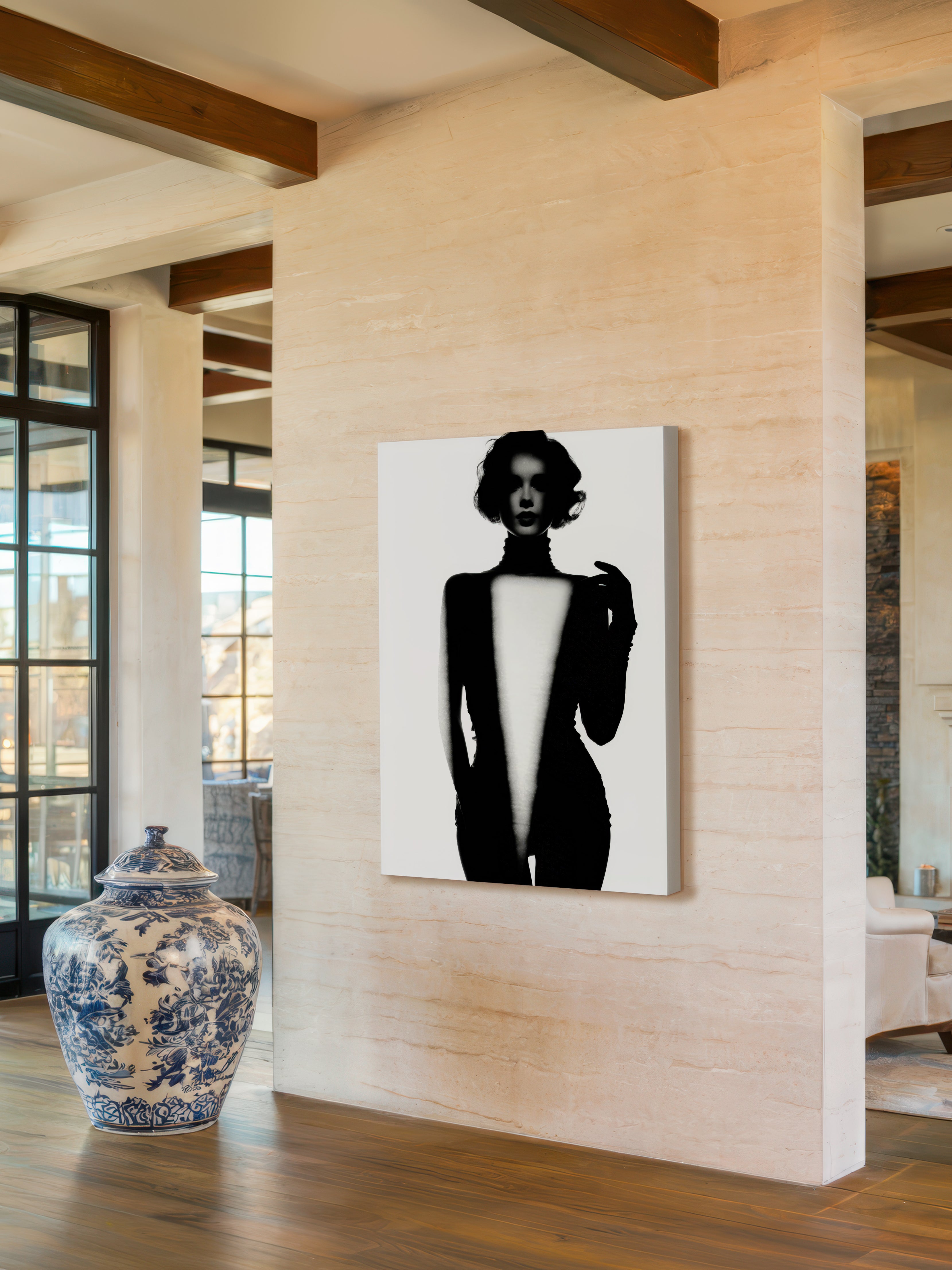 High Contrast Fashion Art – Surreal Fashion Wall Art 095
