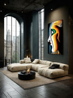 Symmetry – Surreal Minimalist Mask Wall Art 501
