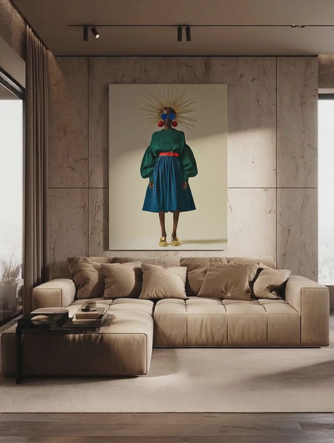 Modern Avant-Garde Portrait – Surreal Avant-Garde Wall Art 031