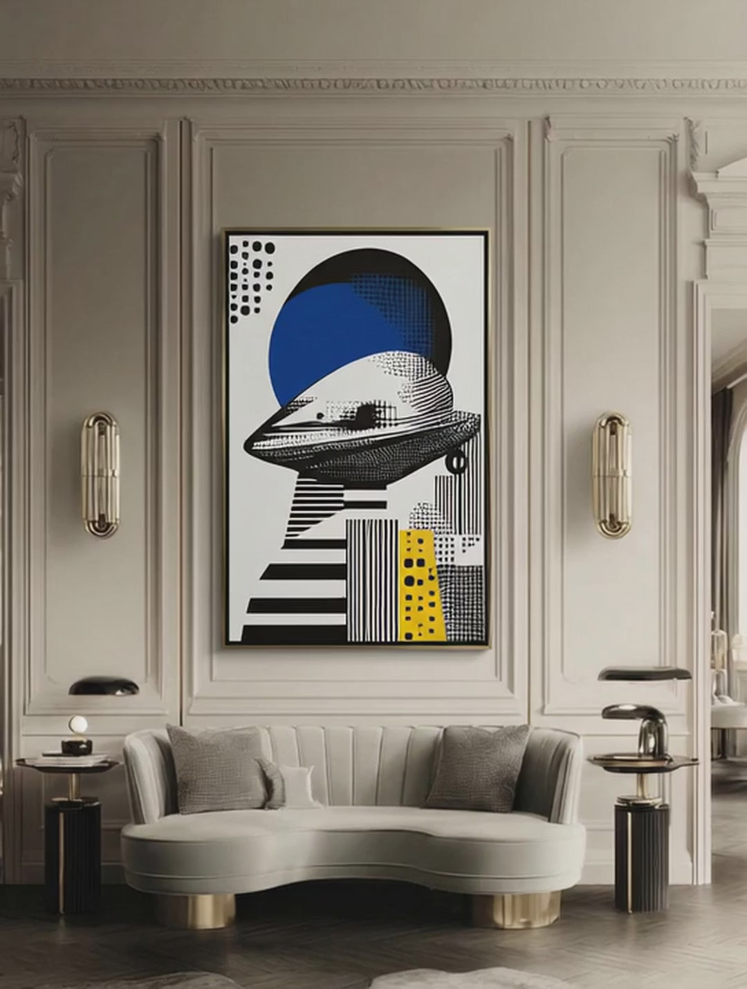 Graphic Abstract Art – Surreal Abstract Wall Art 103