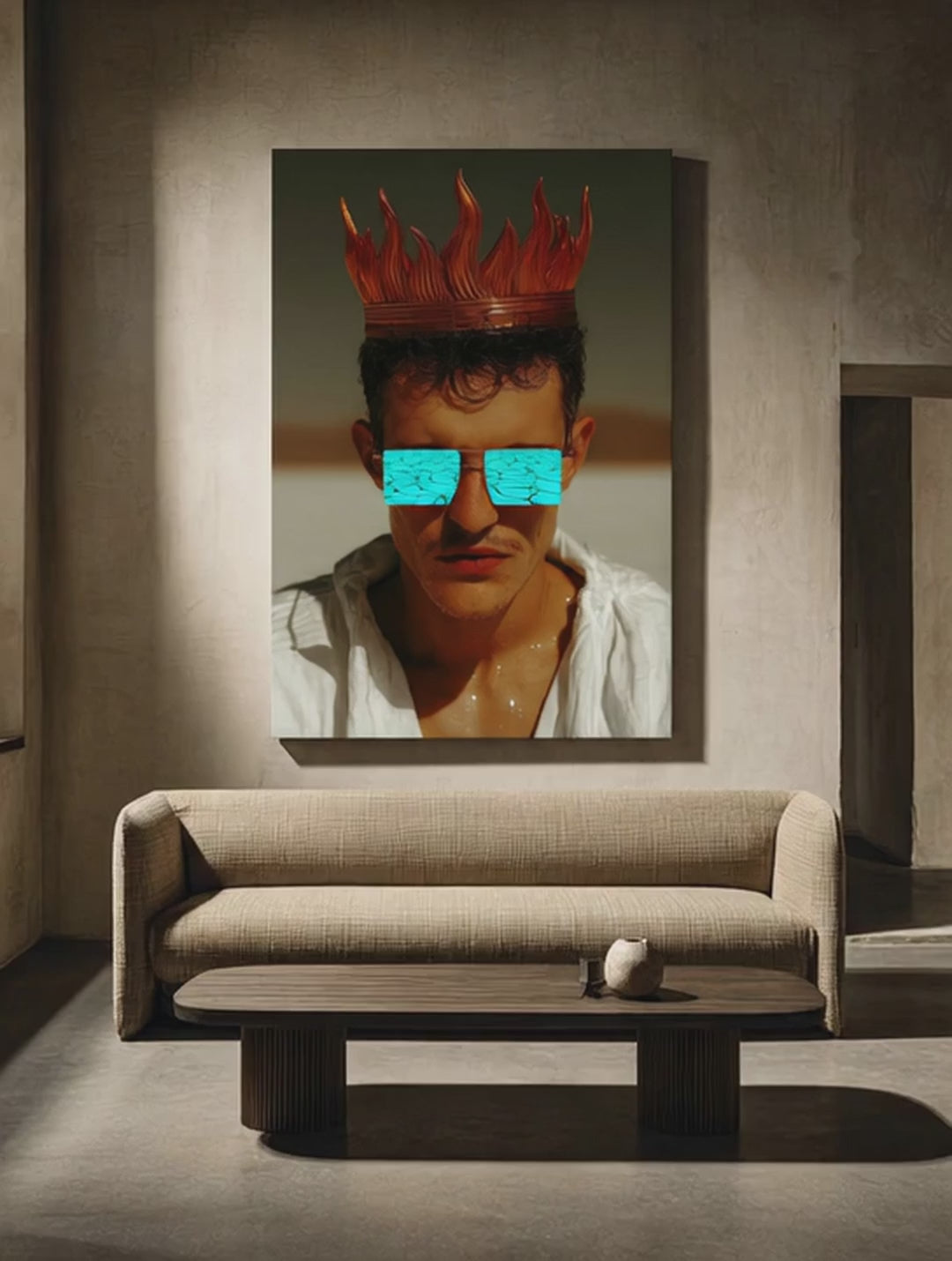 Pop Surreal Portrait – Surreal Pop Art Wall Art 010