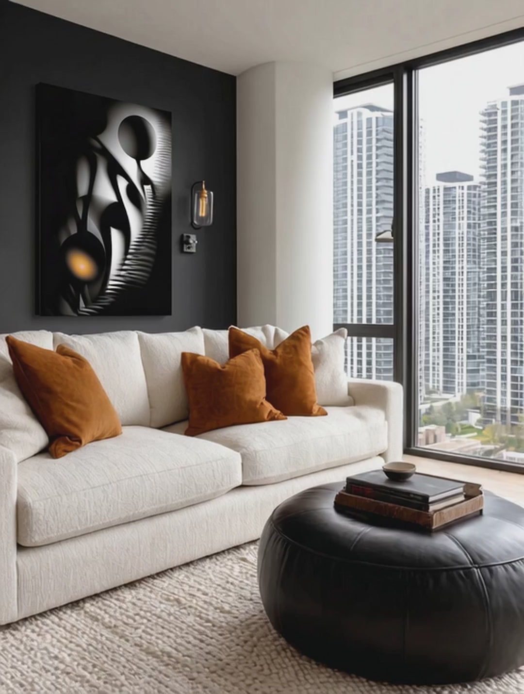 Spherical Harmony – Surreal Minimalist Geometric Wall Art 530