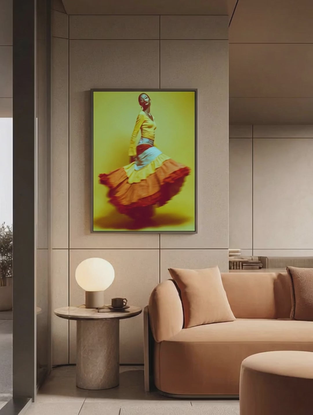 Contemporary Dance Portrait – Surreal Dance Wall Art 089