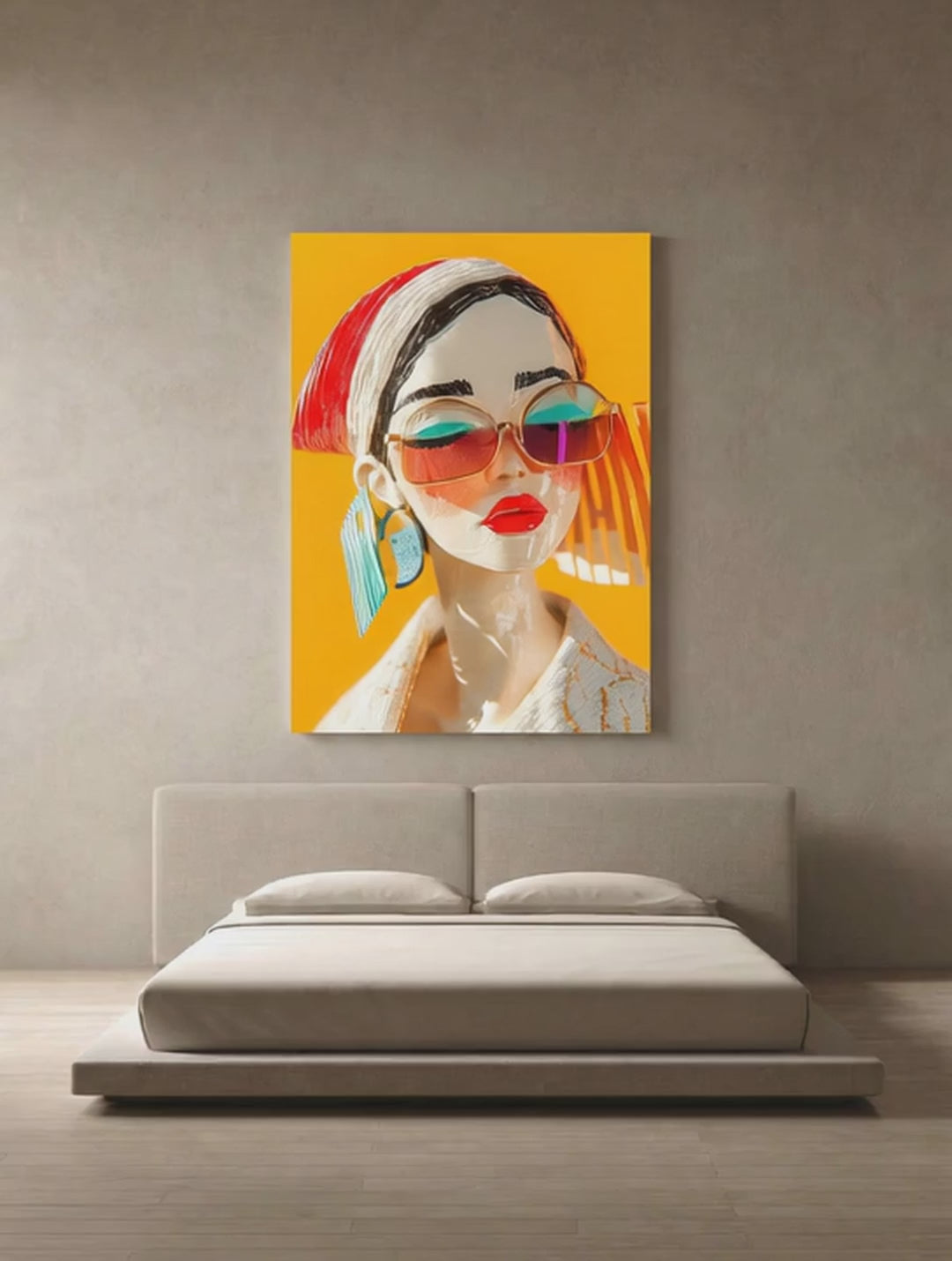 High Contrast Portrait – Surreal Bold Wall Art 495